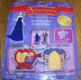 Anastasia Polly Pocket Paris Memories Locket Set New Disney Necklace 