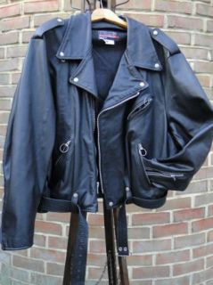 Brooks Classic Leather Brando Motorcycle Jacket 60 USA