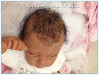 Reborn Baby Girl Andi Sculpt Linda Murray OOAK Ethnic AA Caribbean 