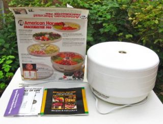 American Harvest Snackmaster Pro Food Dehydrator Dryer Model FD 50 550 