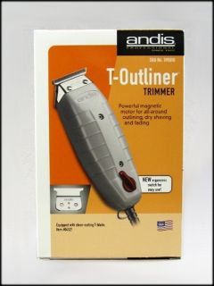 Andis T Outliner Clipper Brush 1 Year Manufacture Warranty
