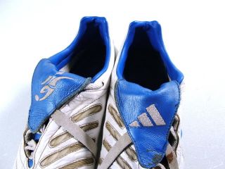 Adidas PREDATOR PULSE SG 6/39+ white/blue David Beckham colourway rare 