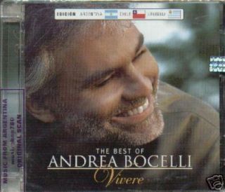 andrea bocelli vivere the best of factory sealed cd