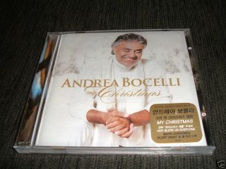 Andrea Bocelli   My Christmas KOREA CD *SEALED*
