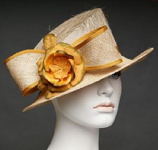 ANDRÉ ™   Ladies Ladys Elantra Straw Medium Profile Brim Hat