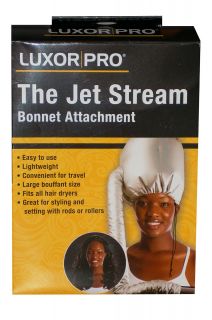 Luxor Pro The Jet Stream Hair Dryer Bonnet Attachment Multi Cultural 