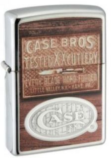 Case Sons Zippo Windproof Lighter w Case Brothers Design 50160 