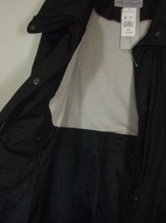 Andrew Marc New York Wingbreaker Rain Coat Jacket Womens Black XS New 