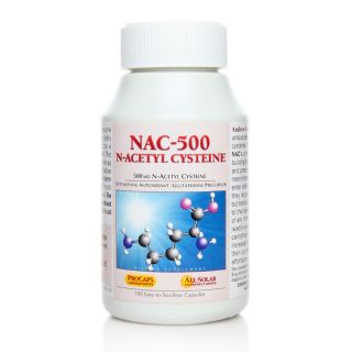 ANDREW LESSMAN N Acetyl Cysteine 500   180 Capsules (EXP 8/2014)