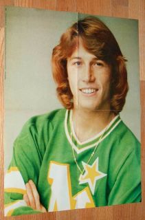 Andy Gibb Huge Poster The Bee Gees Younger Brother 4 Page Pin Up 1978 