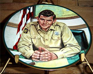 Sheriff Andy Taylor The Andy Griffith Show Plate Hamilton Collection 