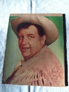 Andy Devine Adventures of Wild Bill Hickok TV Show Vintage Writing 