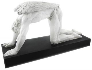 Vutruvian Collection Fallen Male Angel Statue Art