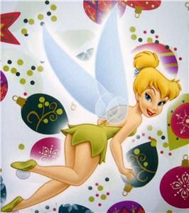 New Christmas Tinker Bell Gift Wrap Paper Autumn Fall
