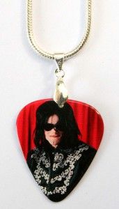 Michael Jackson Pick Necklace Free Matching Plectrum