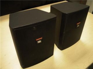 pair of jbl control 25av speakers wall mount
