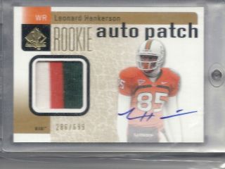   GU PATCH JERSEY AUTO RC LOT ROOKIE 1/1 ANDREW LUCK TRENT RICHARDSON
