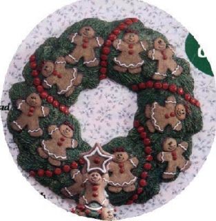 Ceramic Bisque Gingerbread Wreath~ Ready To Paint
