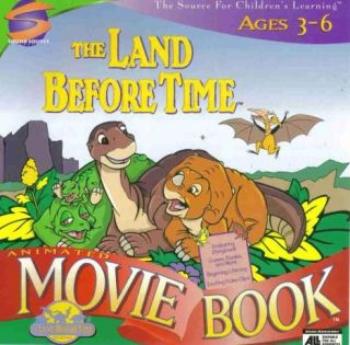   Animated Movie Book PC CD Prehistoric Dinosaur Puzzle Games