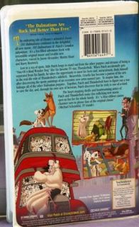 Disney Animated 101 Dalmatians II Video VGD VHS