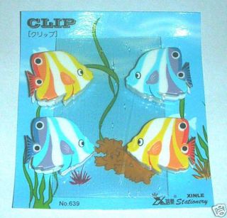 Novelty Paper Clips Craft Stationary Angel Fish