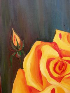 27   THE ROSE_____ORIGINAL PAINTING by ANNA 