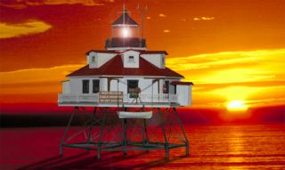 thomas point light house chesapeake bay annapolis maryland kit 1017