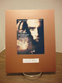 Anne Rice Autograph Interview with The Vampire Display Signed 