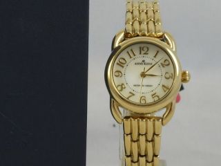 Anne Klein Womens Goldtone Bracelet Watch 10 9452