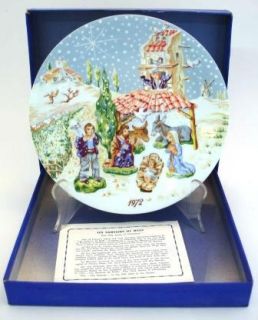 Towle Royal Limoges The Nativity Porcelain Collector Plate 1972 