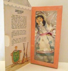 1979 Annie Oakley Collectible Doll Hallmark Famous Americans Series 1 
