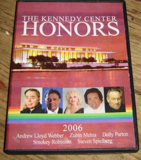   KENNEDY CENTER HONORS DVD DOLLY PARTON ZUBIN MEHTA ANDREW LLOYD WEBBER
