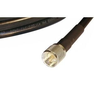 US Made CB Ham Antenna Coax Cable 75ft PL 259 Connector