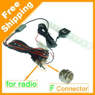   TV Radio Antenna Amplifier Booster F Connector Digital TV Antenna