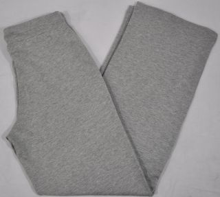 NEW Anne Klein Womens Lounge French Terry Sweat Pants Gray 1X