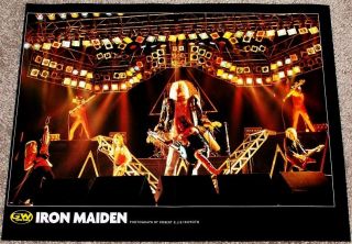 Iron Maiden Eddie 1985 Live in Concert Tribute Poster