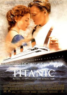 Titanic Movie Poster 2 Sided Original Version B 27x40