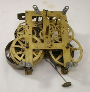Antique Sessions Mantel Shelf Clock Movement Parts Repair