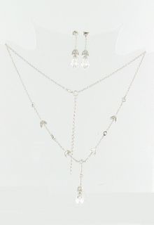 Vintage Sterling Crystal Briolette Rhinestone Necklace
