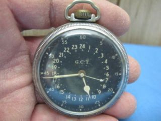 Antique Hamilton 4992B GCT Military Pocket Watch