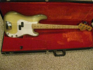 1978 Fender Antigua Bass Precision with flamed Maple neck & original 
