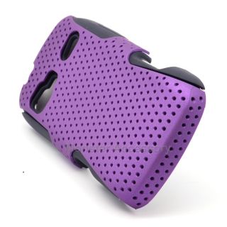 Purple APEX Hybrid Hard Case Cover For LG RUMOR REFLEX XPRESSION