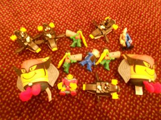 Lego Batman Mcdonalds Happy Meal Mixed Action Figure Lot + Hawkgirl 