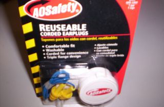 Aosafety 90586 Reusable Corded Ear Plugs Cases X5