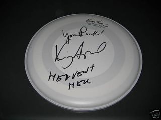 Vinny Appice Signed Signature Drumhead Heaven and Hell Black Sabbath 