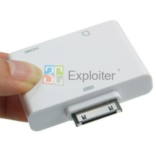 feature apple ipad dock connector to hdmi adapter compatible with ipad 