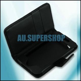 Wallet Flip Leather Pouch Case for Apple iPod Touch 4 4th 4G