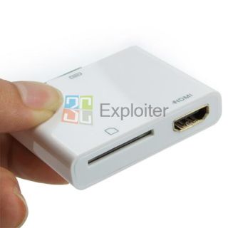 feature apple ipad dock connector to hdmi adapter compatible with ipad 