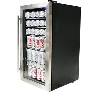 Beverage Center Cooler Refrigerator Compact Soda Beer Can Wine Drink 