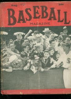 etc click here baseball magazine aug 1947 luke appling fr